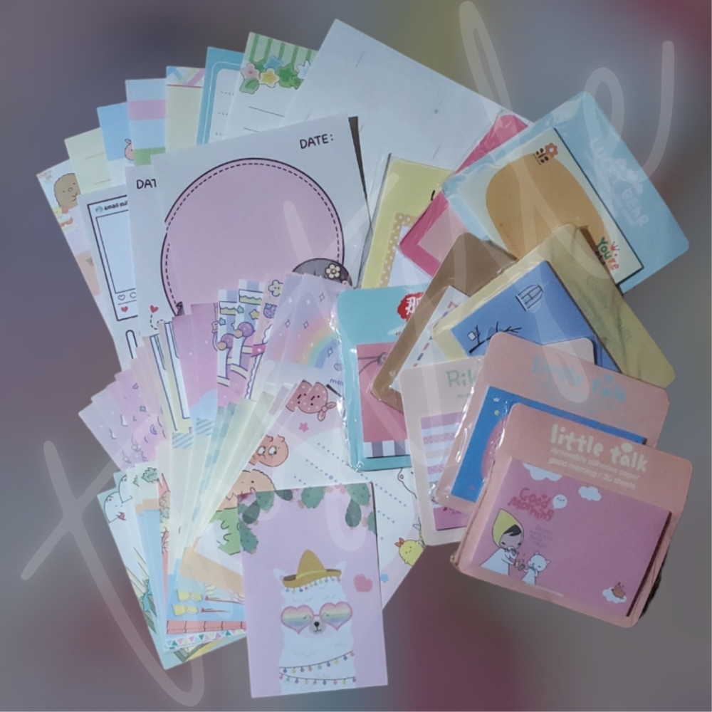 ⭐️3/$25⭐️ Cute Memo Sheet & Sticky Notes Bundle